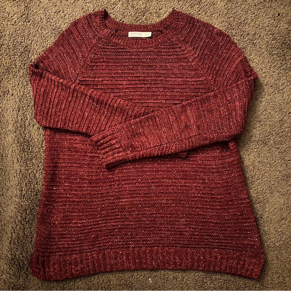 Women's Burgundy Sweater